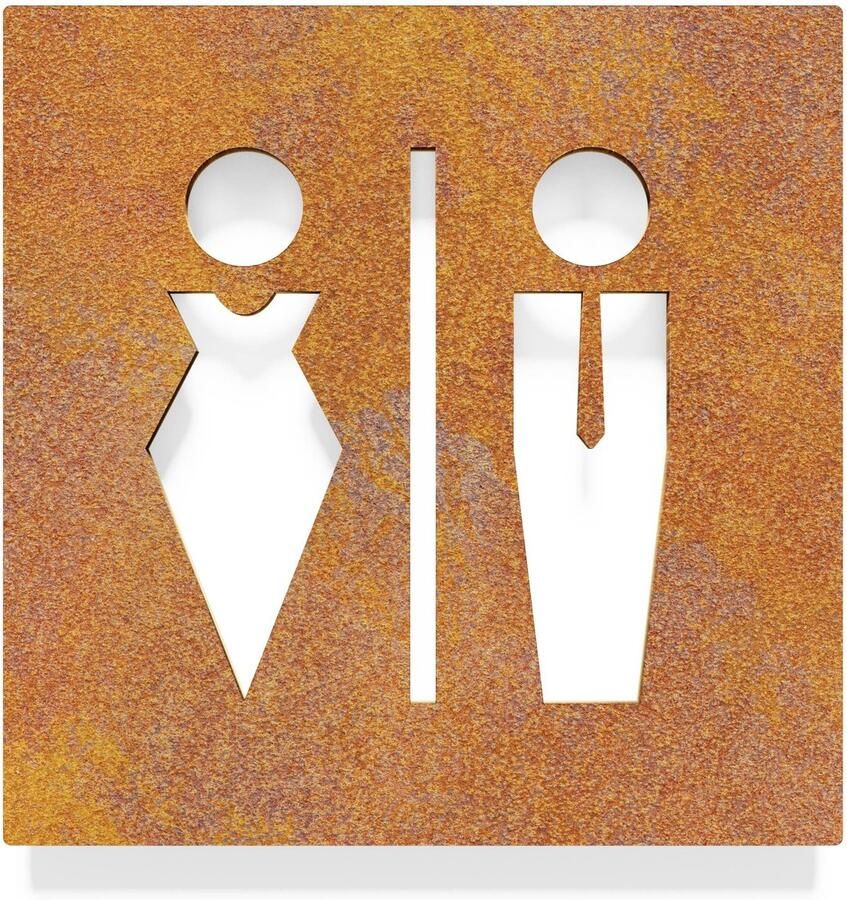 Solidchoice Retro Toiletbord Zelfklevend Unisex