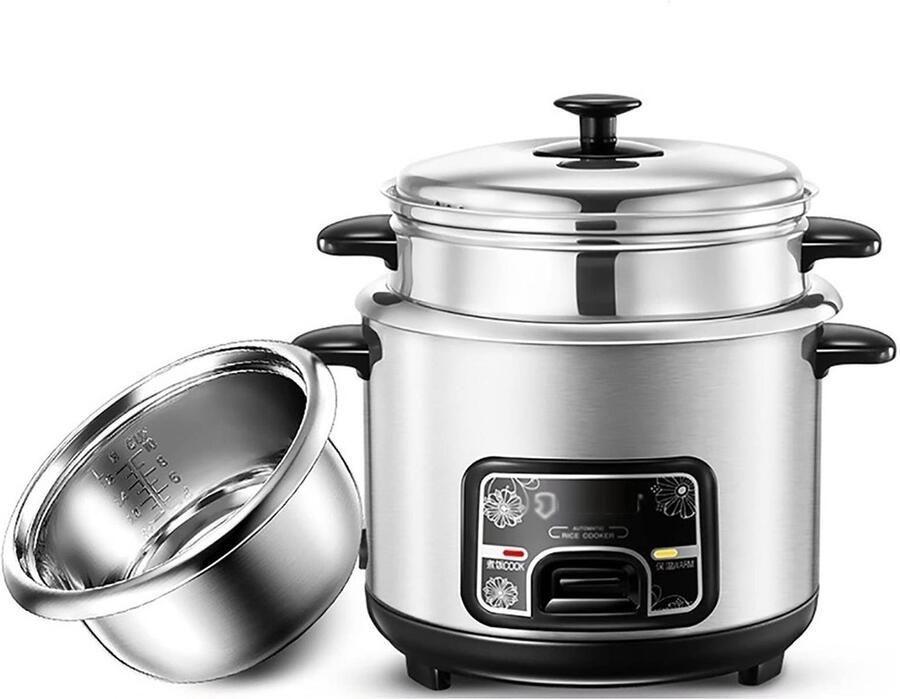 Solidchoice Rijstkoker met Stoomfunctie 2L Capaciteit