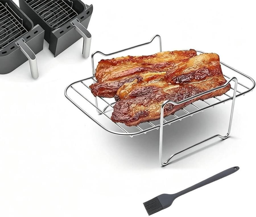 Solidchoice Roestvrijstalen Airfryer Frame voor Hittebestendige Accessoires