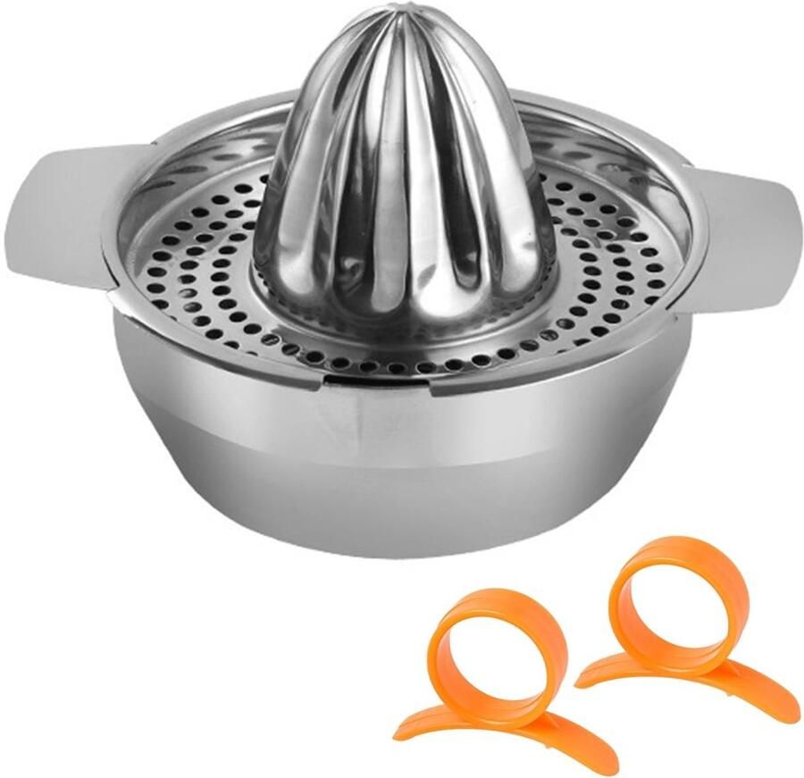 Solidchoice Roestvrijstalen Sapcentrifuge met Handmatige Sinaasappelschiller