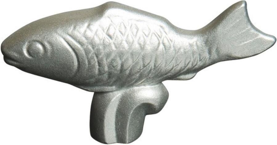 Solidchoice Roestvrijstalen Visdekselknop 8x4.3cm
