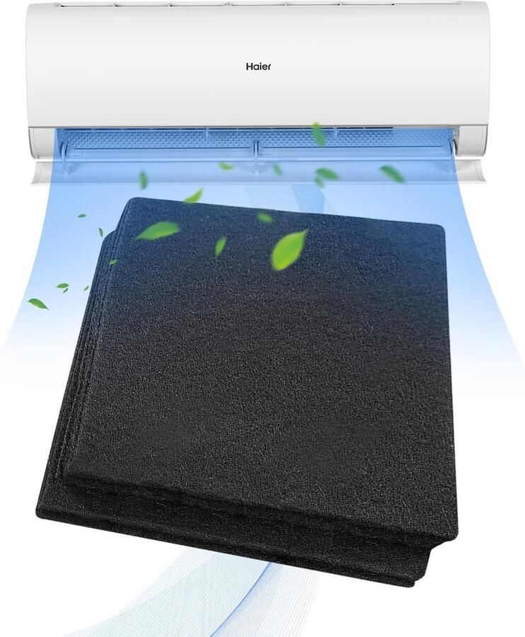 Solidchoice Set van 2 Actieve Koolfilters voor Afzuigkappen