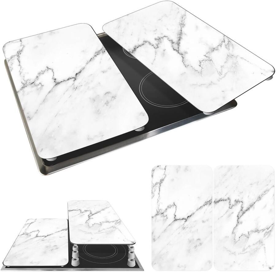 Solidchoice Set van 2 Decoratieve Kookplaat Covers