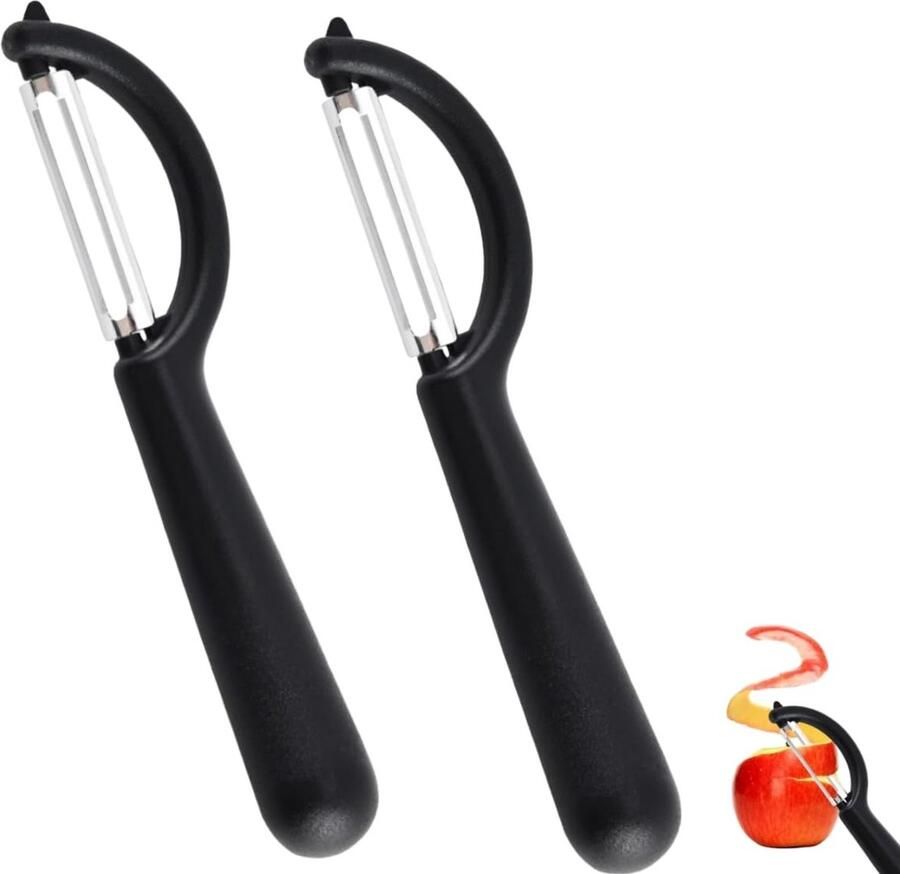 Solidchoice Set van 2 Ergonomische Groente- en Fruit Peelers