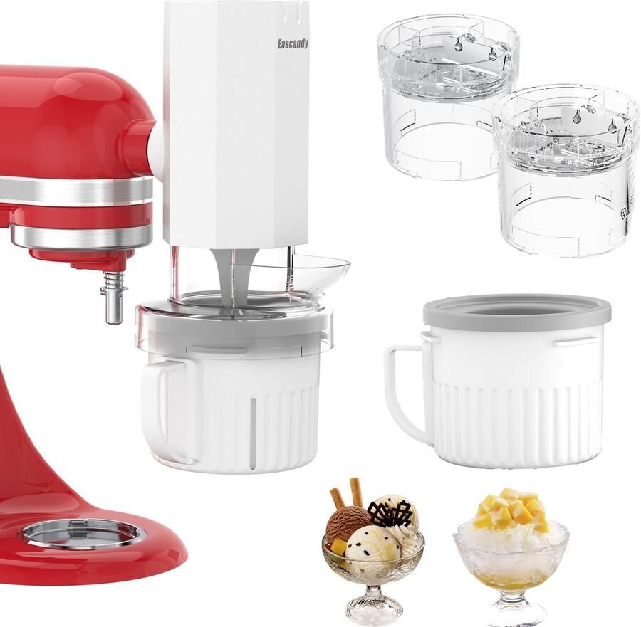 Solidchoice Set van 2 IJs Maker Accessoires voor Keukenmixers