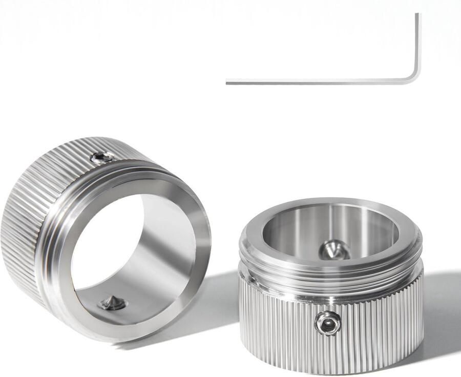 Solidchoice Set van 2 Roestvrijstalen Radiatorventiel Adapters