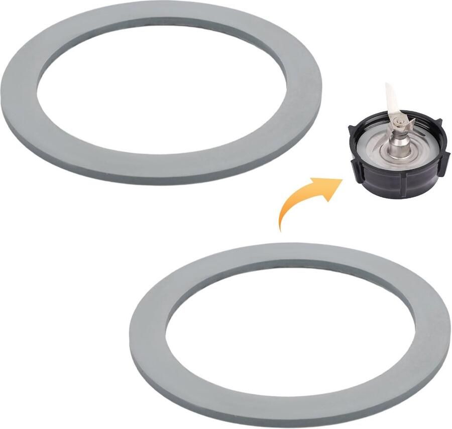 Solidchoice Set van 2 Rubber O-Ringen voor Blender Vervanging