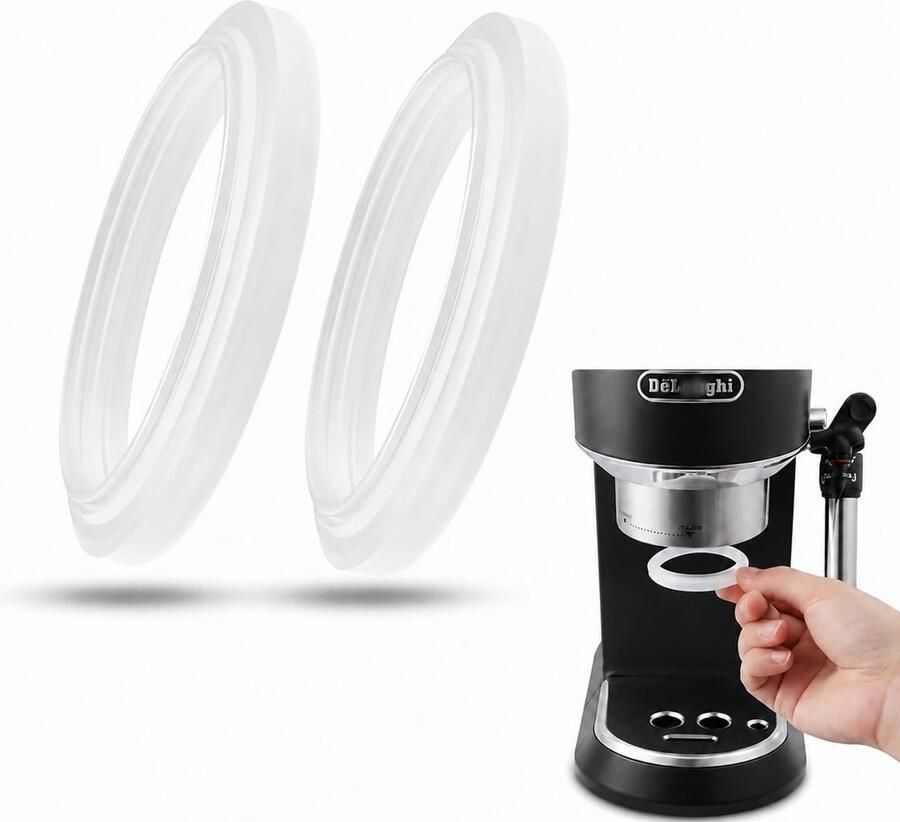 Solidchoice Set van 2 Siliconen Afdichtingen voor Koffiemachines