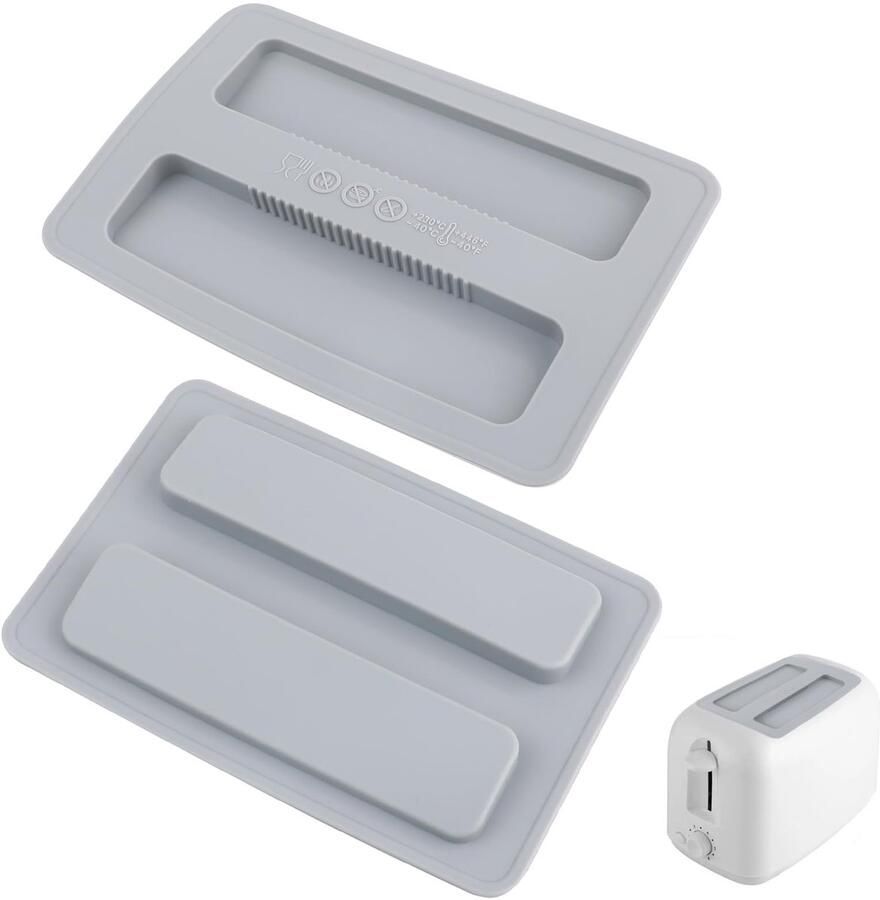 Solidchoice Set van 2 Siliconen Toaster Covers