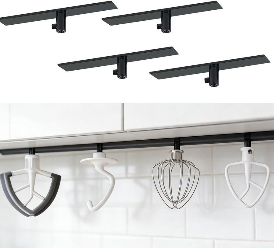 Solidchoice Set van 4 Accessoirehouders voor Keukenmachines