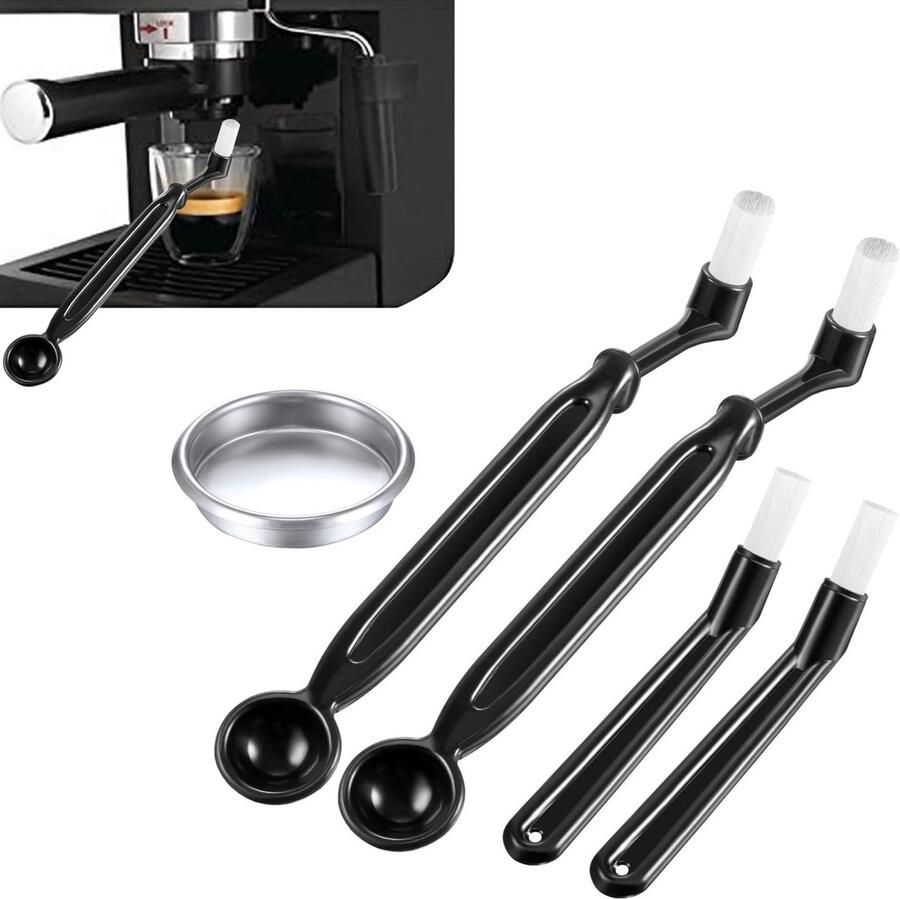 Solidchoice Set van 5 Koffie Reinigingsborstels voor Espresso Machines