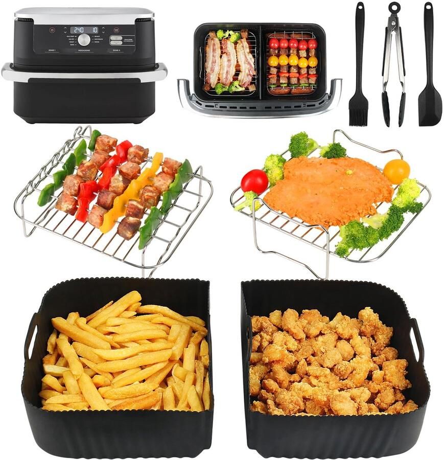 Solidchoice Set van 7 Air Fryer Accessoires voor Ninja