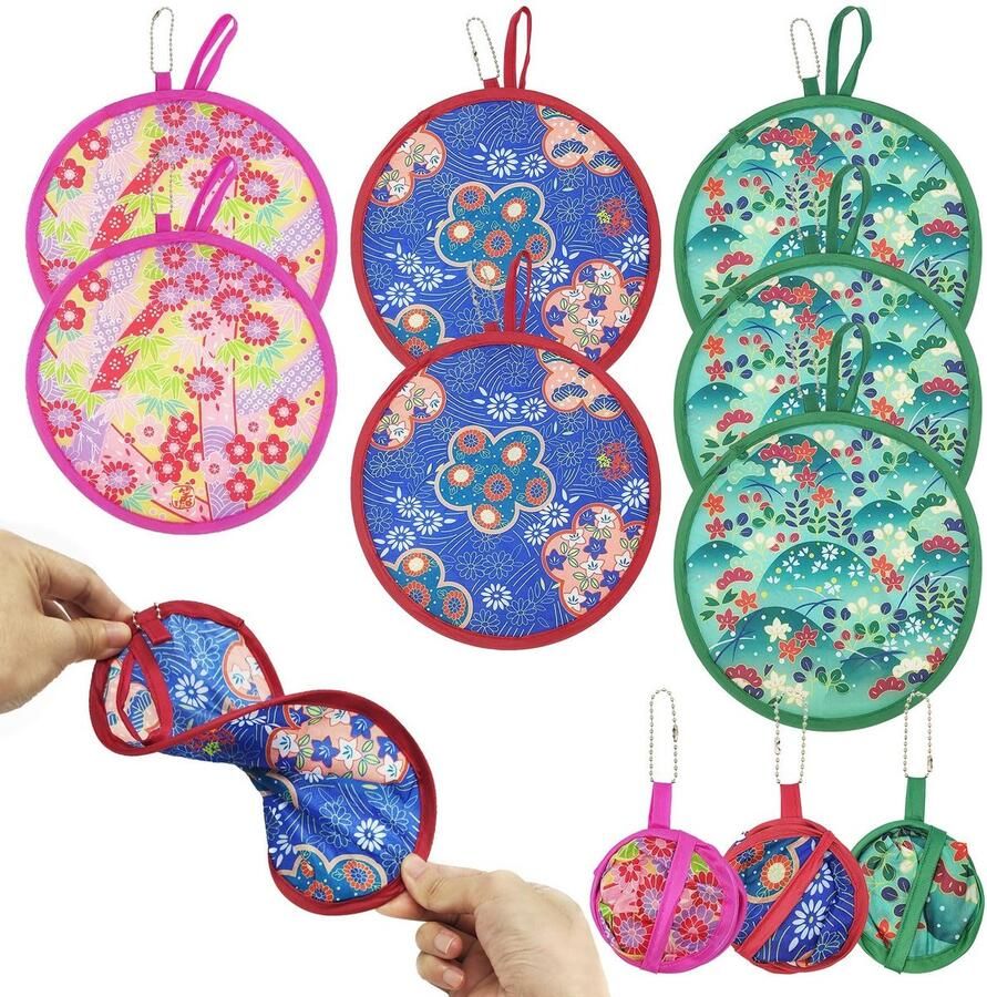 Solidchoice Set van 7 Vouwbare Handfans in Chinees en Japans Design