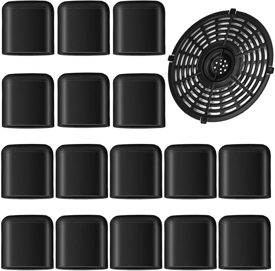 Solidchoice Silicone Rubber Voetjes voor Airfryer met Beschermende Functie