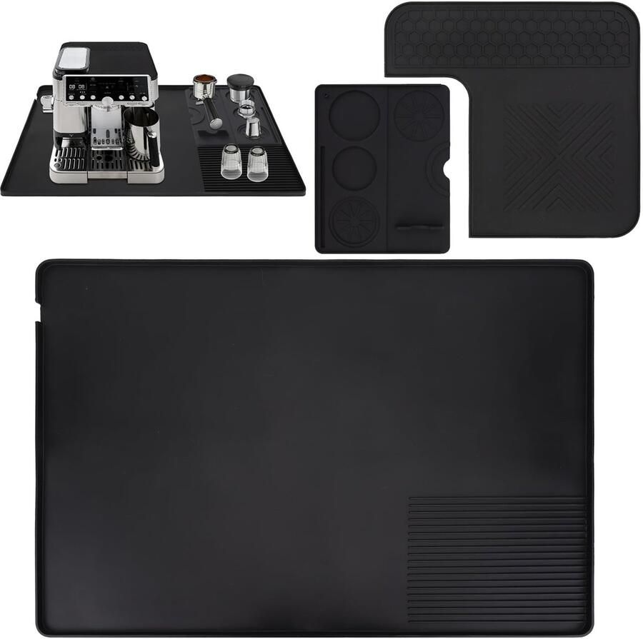 Solidchoice Siliconen Koffiemachine Mat met Aanstamp en Topmat