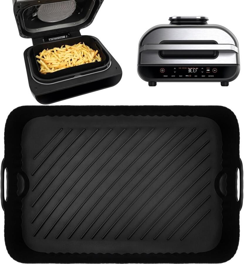 Solidchoice Siliconen Luchtfriteuse Voering voor Ninja Airfryer