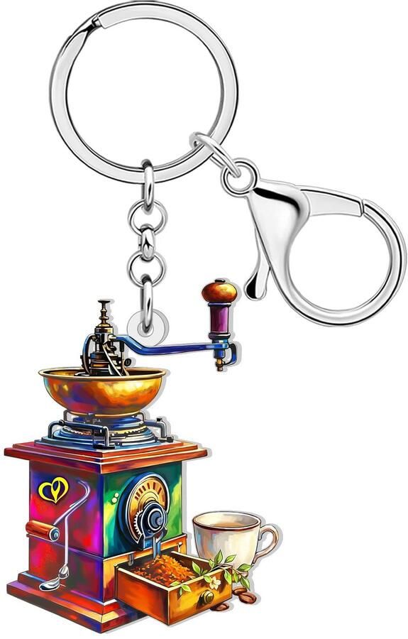 Solidchoice Sleutelhanger Koffiezetapparaat voor Koffieliefhebbers