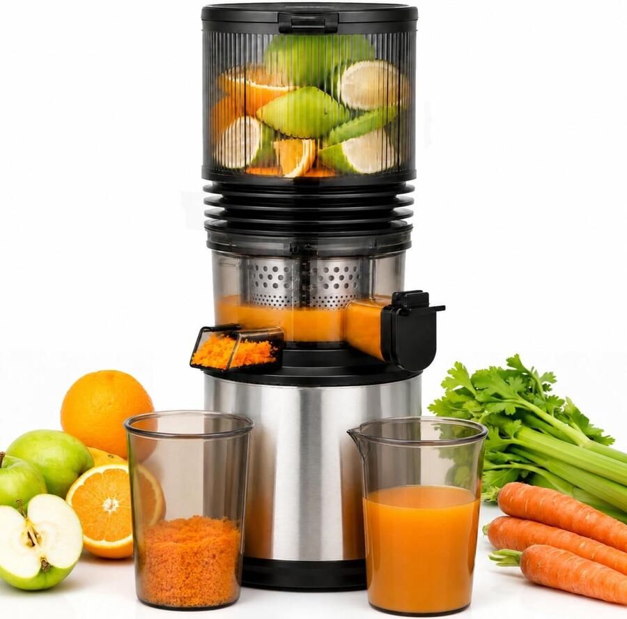Solidchoice Slow Juicer met 158mm Vulopening voor Vers Sap