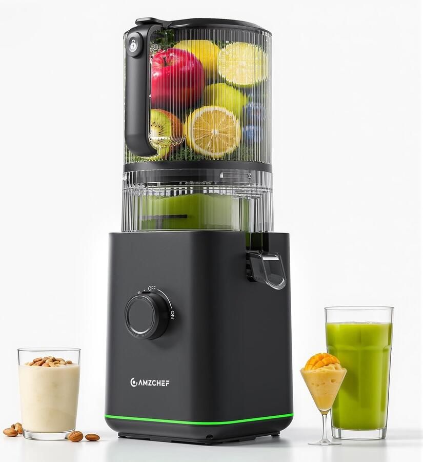 Solidchoice Slow Juicer voor Fruit en Groenten met Grote Opening