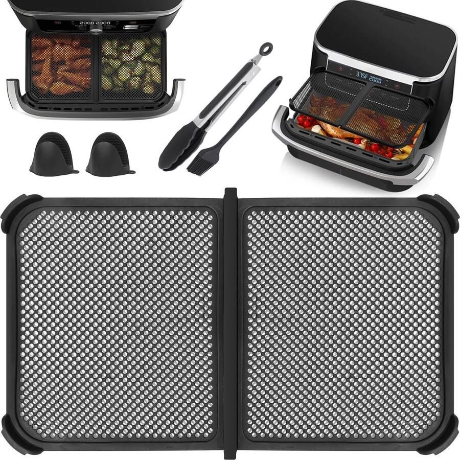 Solidchoice Splash Guard voor Airfryer met Accessoires