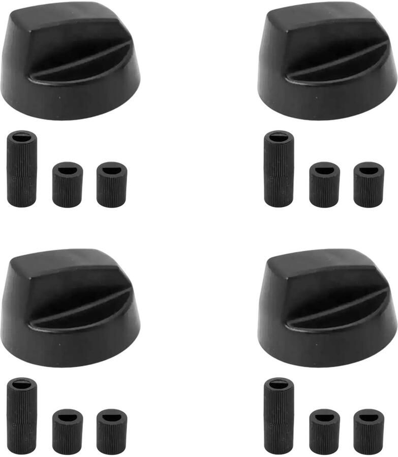 Solidchoice Universele Control Knoppen Set met 12 Adapters voor Ovens