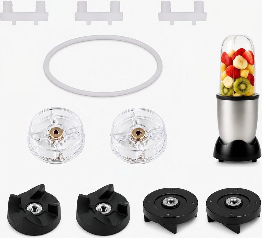 Solidchoice Vervangset voor Blender met 2 Basis- en 4 Mes Onderdelen