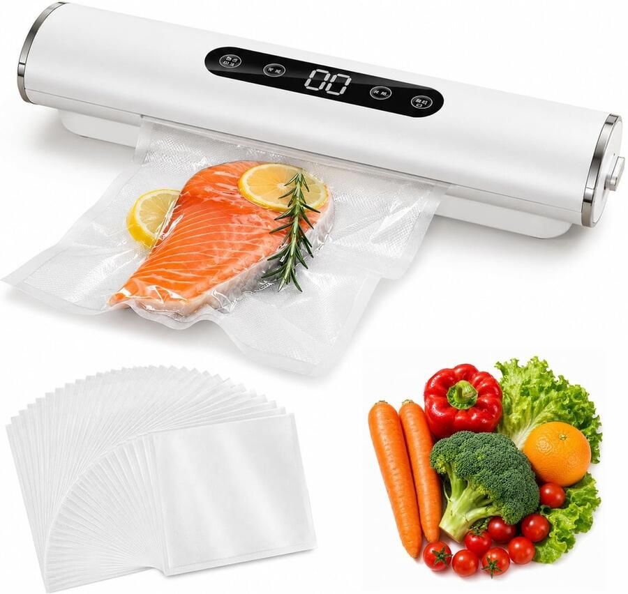 Solidchoice Volautomatische Vacumeermachine met 20 Zakjes
