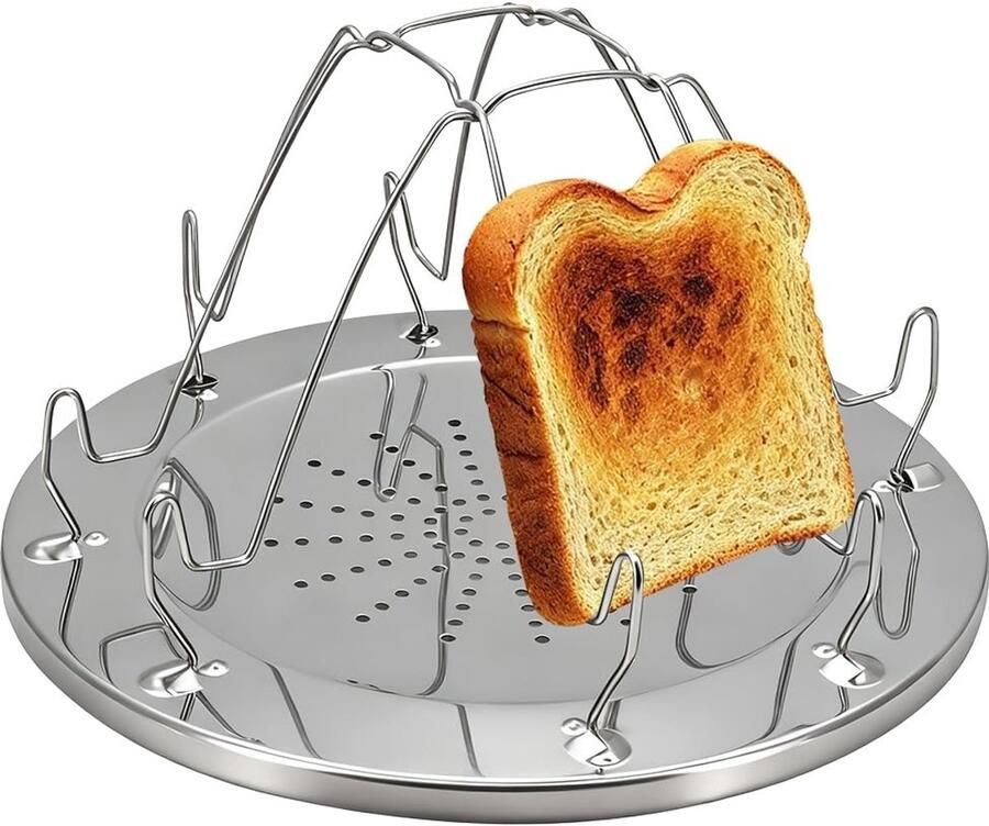 Solidchoice Vouwbare Broodrooster voor Buiten en BBQ