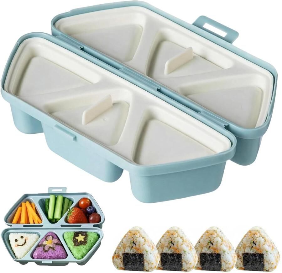 SolidKeus 6-in-1 Onigiri Maker voor Zelfgemaakte Rijstballen