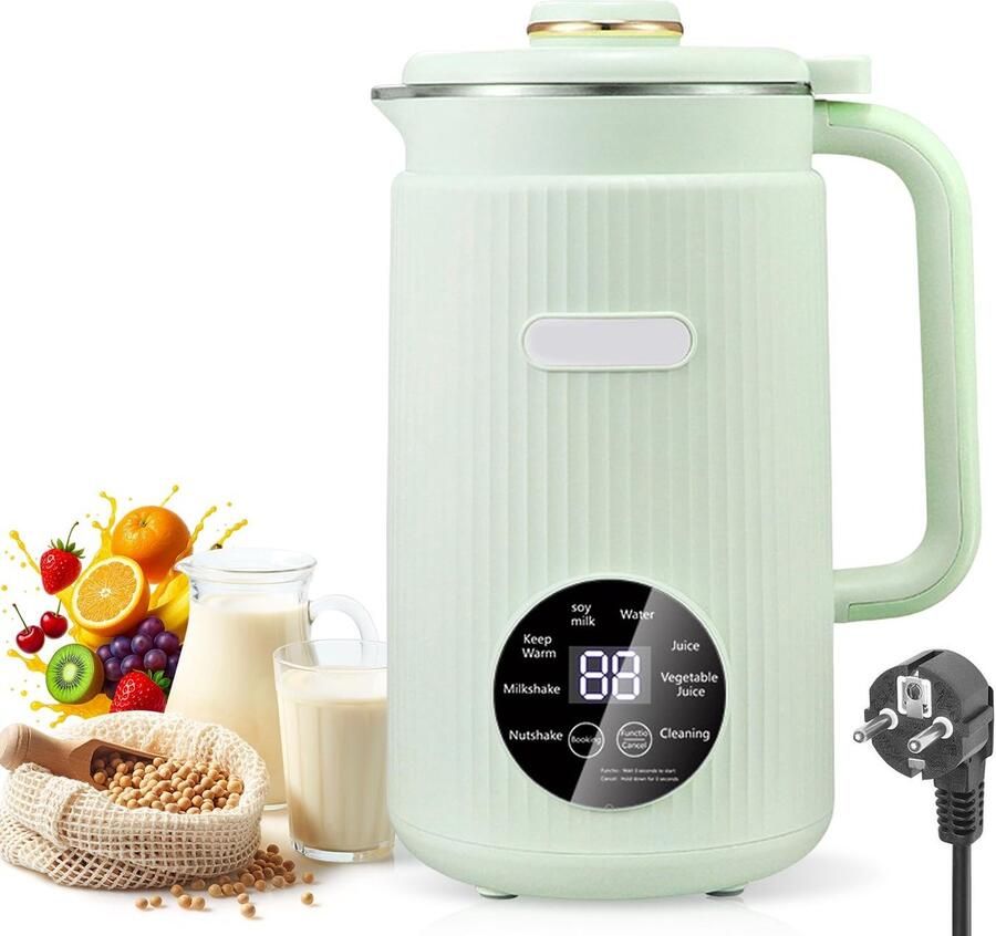 SolidKeus Automatische Notenmelker 1200ml met 8 Functies