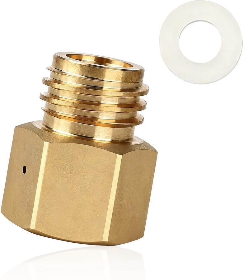 SolidKeus CO2 Adapter voor Soda-Cilinder Messing