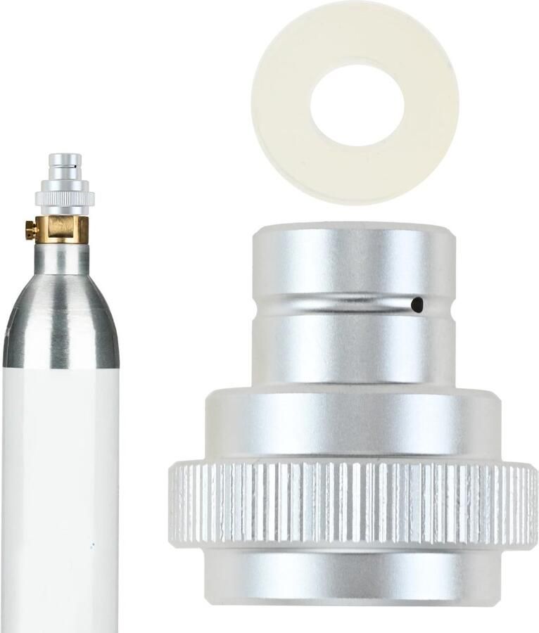 SolidKeus CO2 Quick Adapter voor SodaStream met TR21-4 Draad