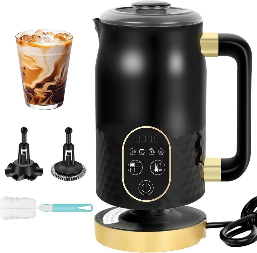 SolidKeus Elektrische Melkopschuimer 4-in-1