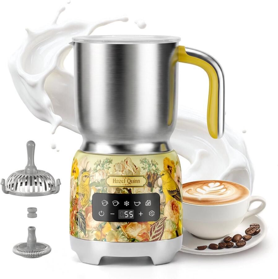 SolidKeus Elektrische Melkopschuimer 5-in-1 RVS 400ml