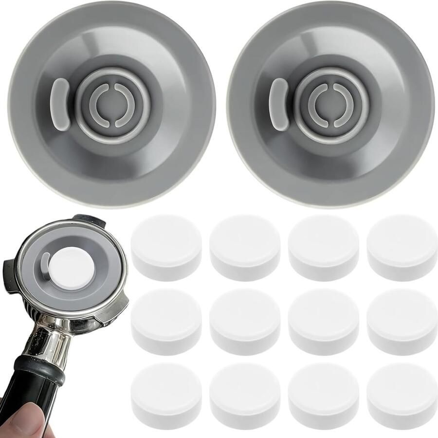 SolidKeus Espresso Reinigingsset met 2 Reinigingsschijven en 12 Tabletten