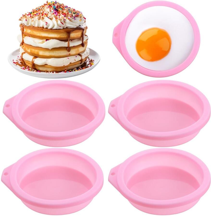 SolidKeus Herbruikbare Silicone Muffinvorm voor Airfryer (4 stuks)