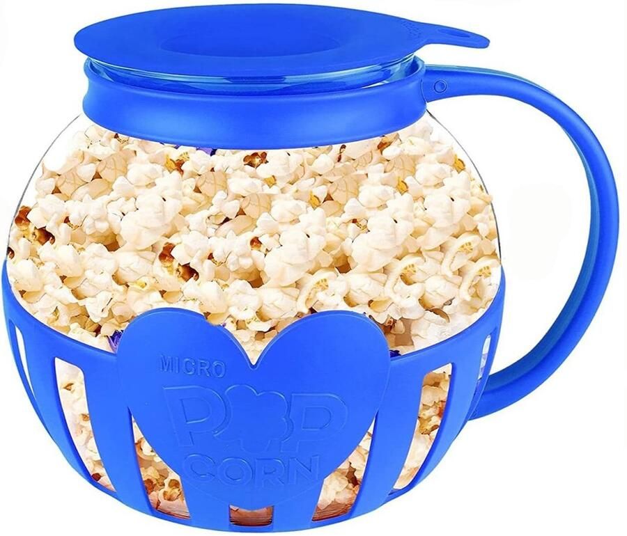 SolidKeus Magnetron Popcornmaker van Borosilicaatglas