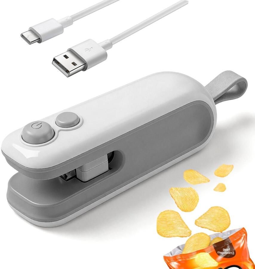 SolidKeus Mini Pouch Sealer 2-in-1 met Snijfunctie