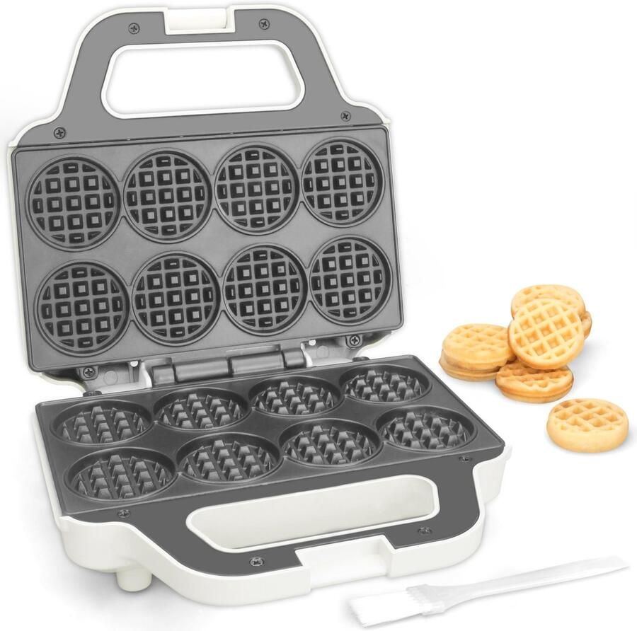 SolidKeus Mini Wafelijzer voor Kinderen met Antiaanbaklaag
