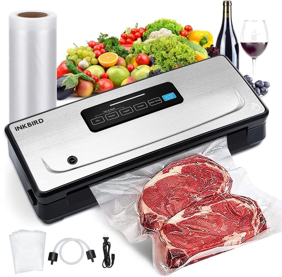 SolidKeus Multifunctionele Vacumeermachine met 5 Zakjes