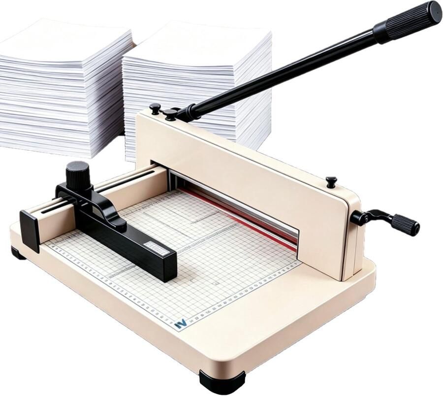 SolidKeus Professionele Papier Snijmachine voor Tot 400 Vellen