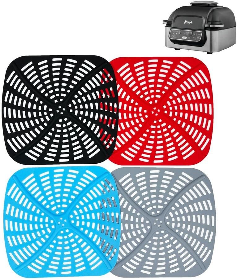 SolidKeus Set van 4 Herbruikbare Air Fryer Liners