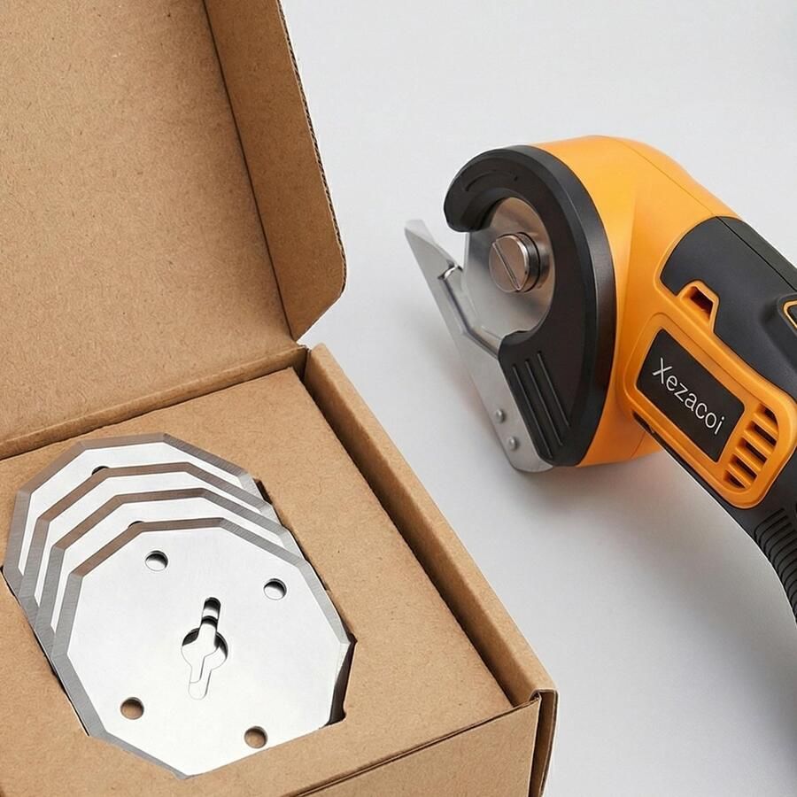 SolidKeus Set van 4 Reserve Rolsnijmessen 40 mm voor Elektrische Snijmachines