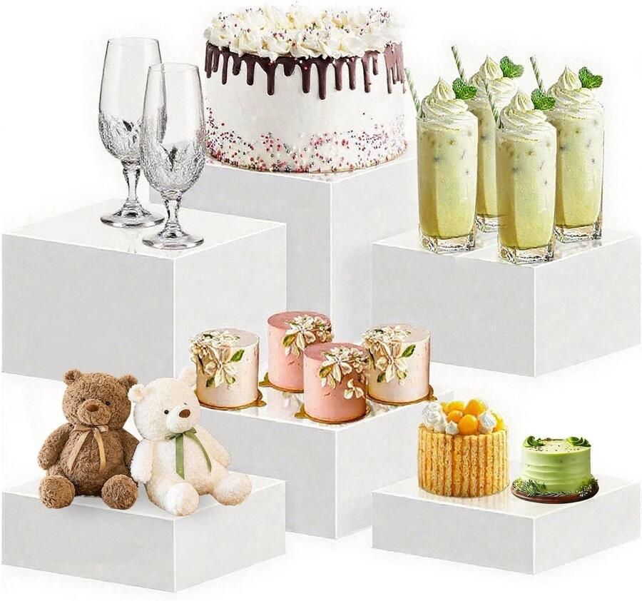 SolidKeus Set van 6 Decoratieve Steunen voor Buffet