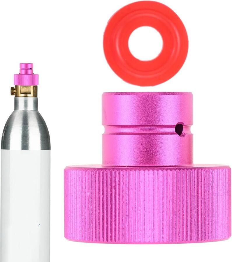 SolidKeus Snelle CO2 Adapter voor Soda-flessen Trapeziumdraad
