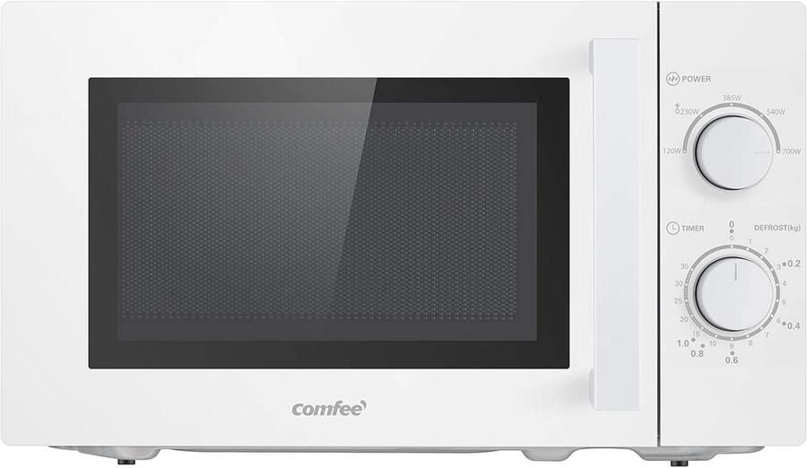 Solo Magnetron Oven met 5 Kookniveaus en Draaiplateau 20 L 700 W Wit