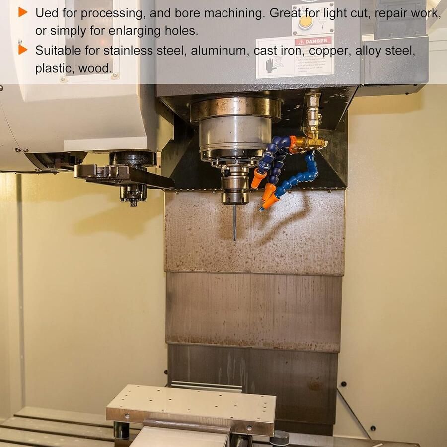 Sourcing map Boorkop 11 9 mm H7 C1 K30 Carbide Tip Precisie Rechte Fluit Ronde Staaf Machine Frezen Snijmachine