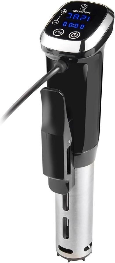 Sous Vide Circulator Precisie Kookapparaat Professioneel Koken Borstel-loze Motor 1200 Watt Zilver