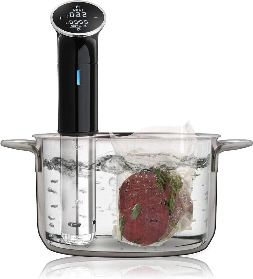 Sous Vide Circulator Vacuüm Koken Gezond Koken Precisie Temperatuur 15 Liter Beige