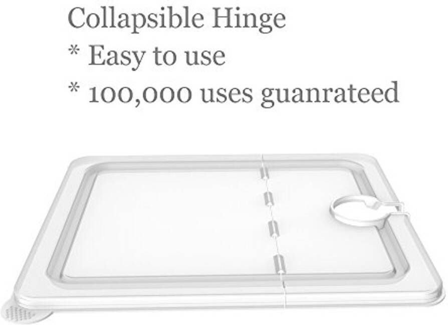 Sous Vide Container 12 Quart met Inklapbaar Deksel Compatibel met Anova en Instant Pot